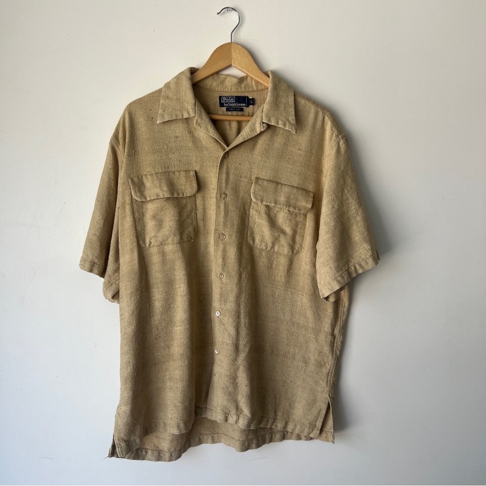 Polo Ralph Lauren Silk Button Down Shirt